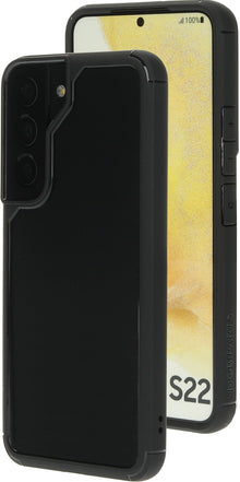 Mobiparts Rugged Clear Case Samsung Galaxy S22 Black