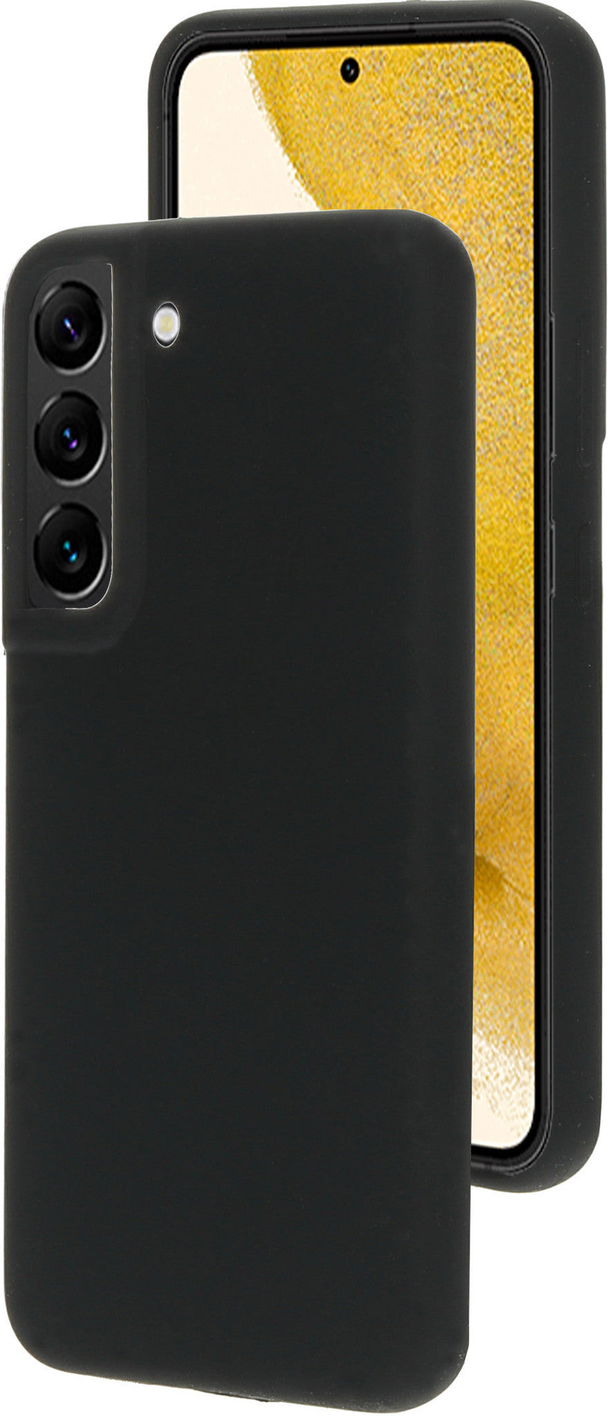 Mobiparts Silicone Cover Samsung Galaxy S22 Plus Black