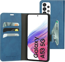Mobiparts Classic Wallet Case Samsung Galaxy A53 (2022) Steel Blue