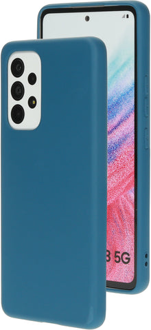 Mobiparts Silicone Cover Samsung Galaxy A53 (2022) Blueberry Blue