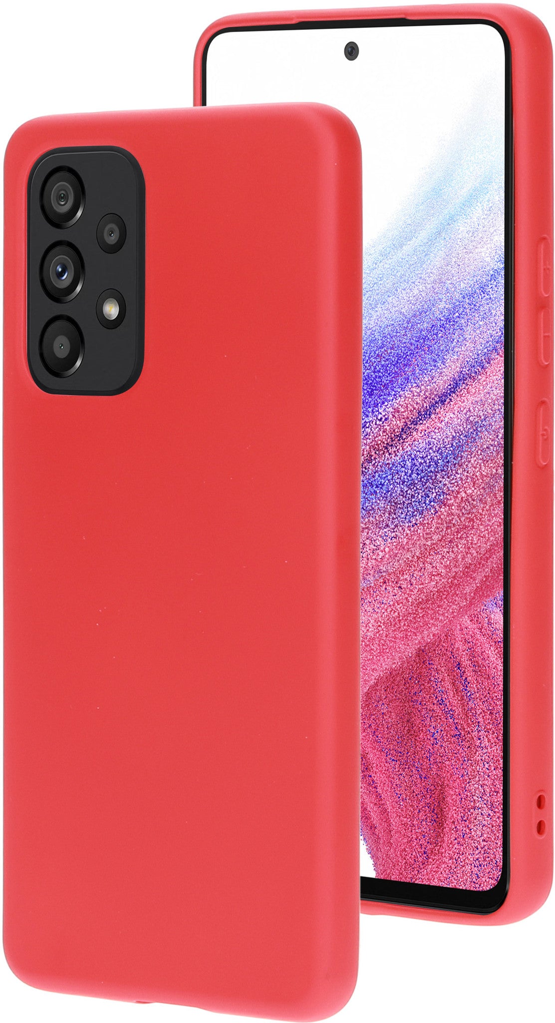 Mobiparts Silicone Cover Samsung Galaxy A53 (2022) Scarlet Red