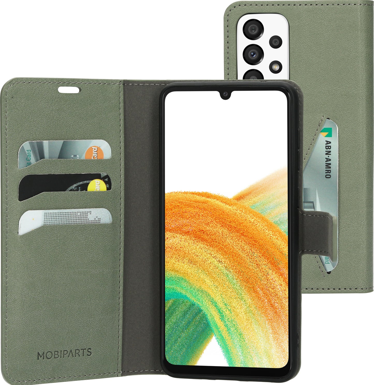 Mobiparts Classic Wallet Case Samsung Galaxy A33 5G (2022) Stone Green