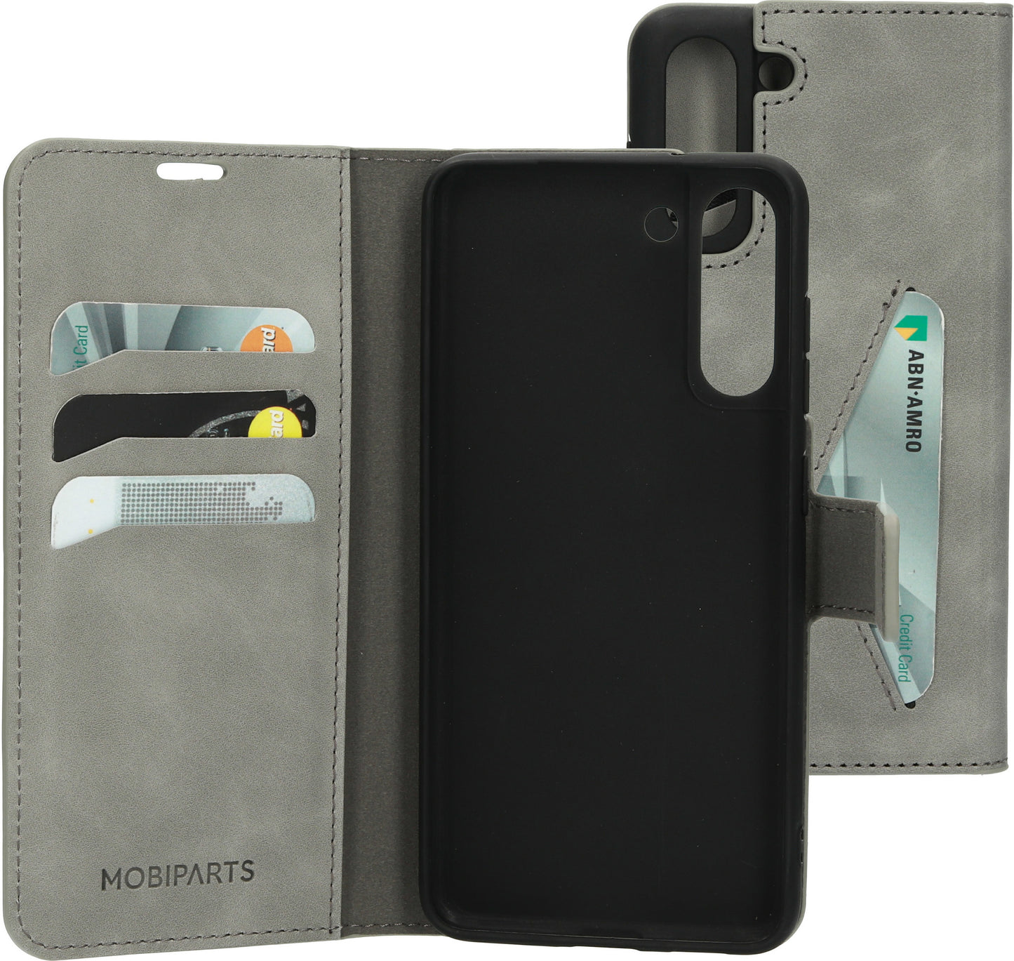 Mobiparts Classic Wallet Case Samsung Galaxy S21 FE (2022) Granite Grey