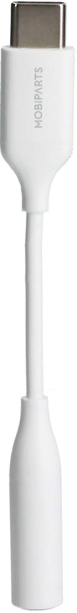 Mobiparts USB-C to 3.5 mm Jack Adapter White (bulk)