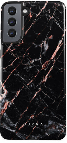 Burga Tough Case Samsung Galaxy S22 Rose Gold Marble