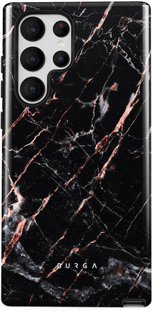 Burga Tough Case Samsung Galaxy S22 Ultra Rose Gold Marble