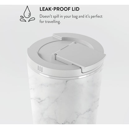 Burga Coffee Mug - White Marble
