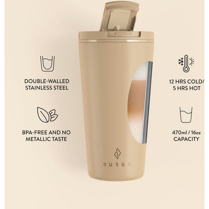 Burga Coffee Mug - Tan