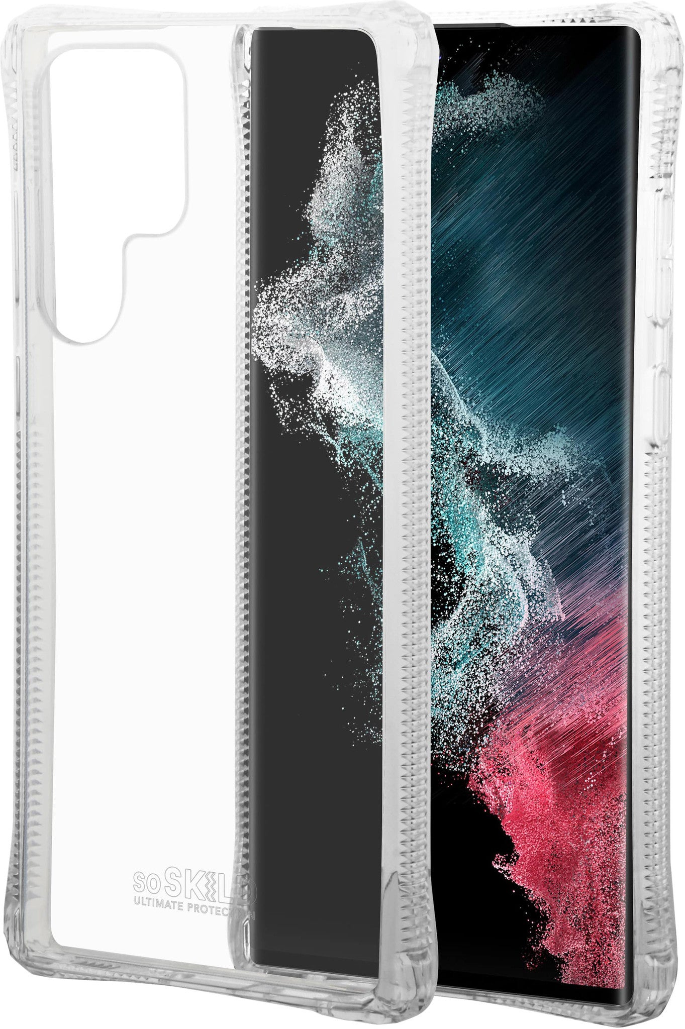 SoSkild Samsung Galaxy S22 Ultra Absorb 2.0 Impact Case Transparent