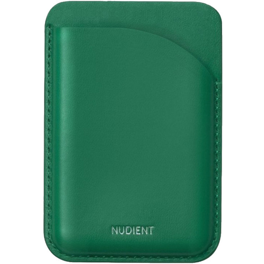 Nudient Card Holder 2022 Leather Emerald Green