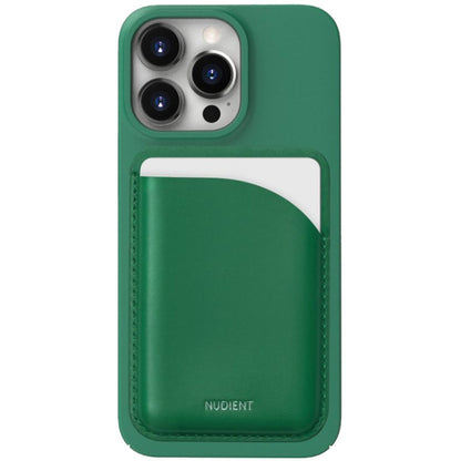 Nudient Card Holder 2022 Leather Emerald Green