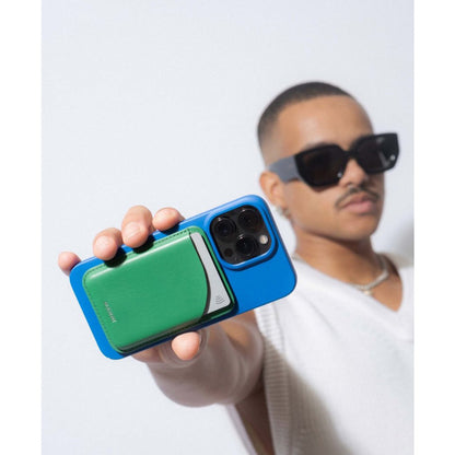 Nudient Card Holder 2022 Leather Emerald Green