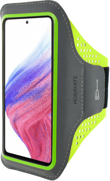 Mobiparts Comfort Fit Sport Armband Samsung Galaxy A53 5G (2022) Neon Green