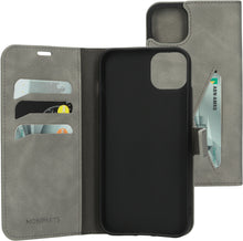 Mobiparts Classic Wallet Case Apple iPhone 14 Plus Granite Grey