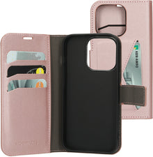 Mobiparts Classic Wallet Case Apple iPhone 14 Pro Pink