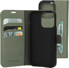 Mobiparts Classic Wallet Case Apple iPhone 14 Pro Stone Green