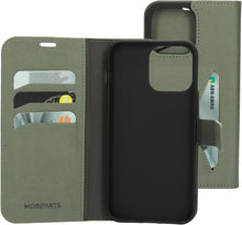 Mobiparts Classic Wallet Case Apple iPhone 14 Pro Max Stone Green
