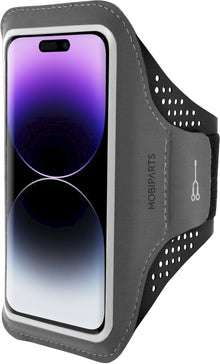 Mobiparts Comfort Fit Sport Armband Apple iPhone 14 Pro Black