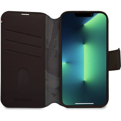 Decoded Leather Detachable Wallet Apple iPhone 14 Pro Chocolate Brown