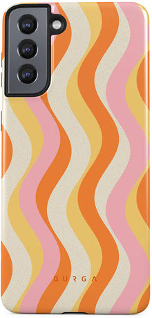 Burga Tough Case Samsung Galaxy S22 Flower Power