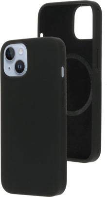 Mobiparts Silicone  Cover Apple iPhone 14 Black (Magsafe Compatible)