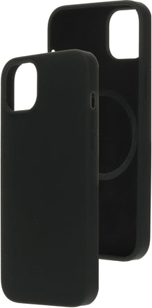 Mobiparts Silicone  Cover Apple iPhone 14 Plus Black (Magsafe Compatible)