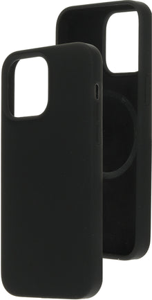 Mobiparts Silicone  Cover Apple iPhone 14 Pro Max Black (Magsafe Compatible)