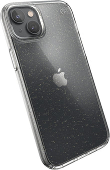 Speck Presidio Perfect Clear Glitter Apple iPhone 14 Plus Clear / Gold Glitter - with Microban