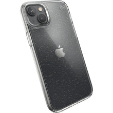 Speck Presidio Perfect Clear Glitter Apple iPhone 14 Plus/15 Plus Clear / Gold Glitter - with Microban