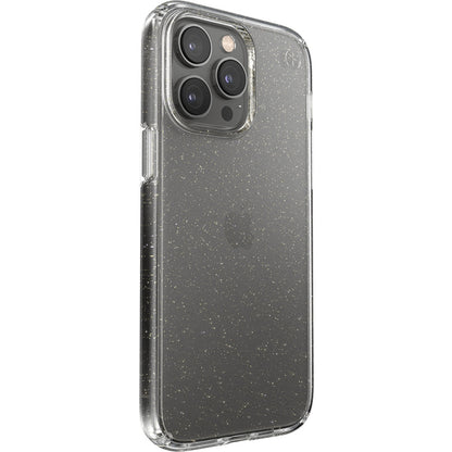Speck Presidio Perfect Clear Glitter Apple iPhone 14 Pro Max Clear / Gold Glitter - with Microban
