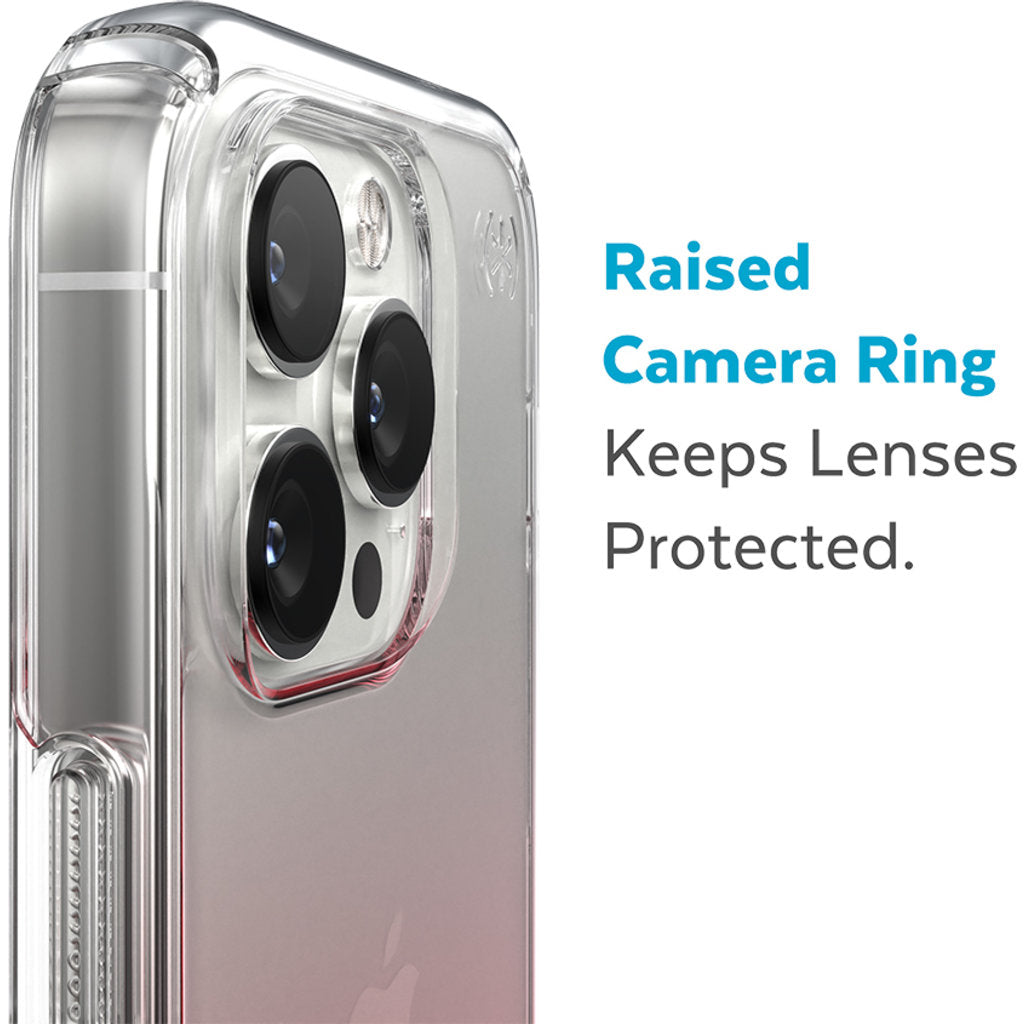 Speck Presidio Perfect Clear Ombre Apple iPhone 14 Pro Vintage Rose - with Microban