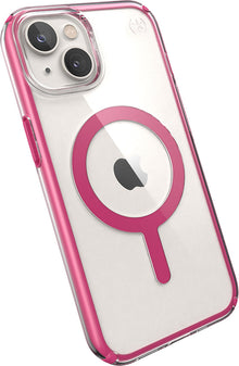 Speck Presidio Perfect Clear Geo + MS Apple iPhone 14 Clear/Digital Pink