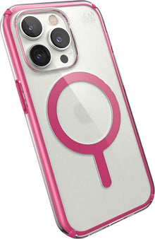 Speck Presidio Perfect Clear Geo + MS Apple iPhone 14 Pro Clear/Digital Pink