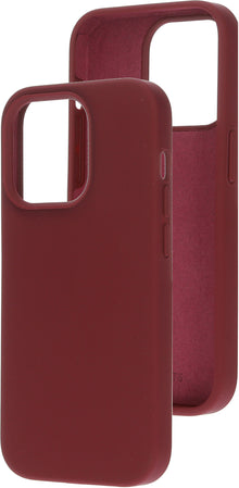 Mobiparts Silicone Cover Apple iPhone 14 Pro Plum Red