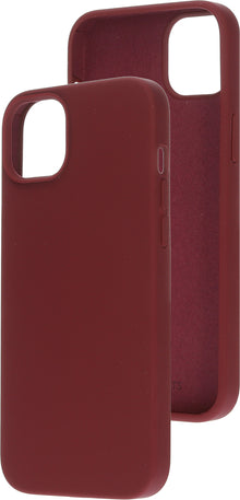 Mobiparts Silicone Cover Apple iPhone 14 Plus Plum Red