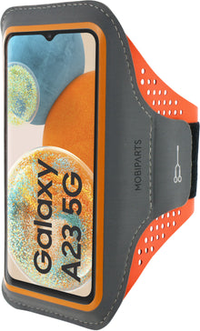 Mobiparts Comfort Fit Sport Armband Samsung Galaxy A23 5G (2022) Neon Orange