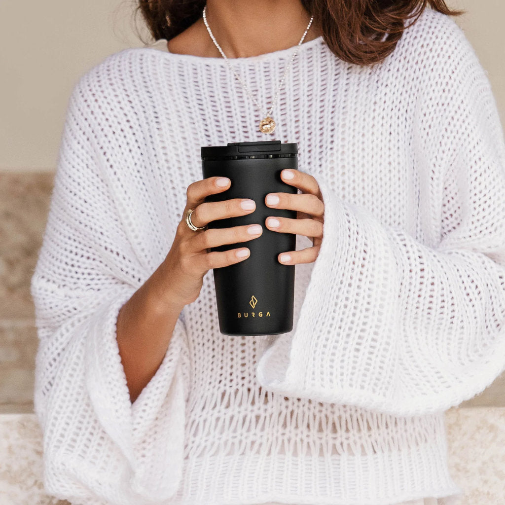 Burga Coffee Mug - Black
