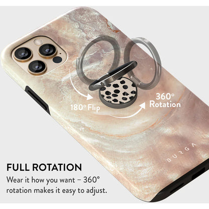 Burga Phone Ring Holder - Almond Latte