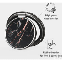 Burga Phone Ring Holder - Rose Gold Marble