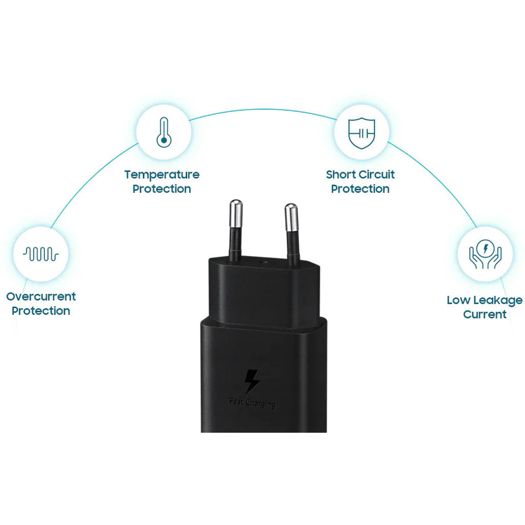 Samsung USB-C Travel Adapter 15W PD Black w/o cable