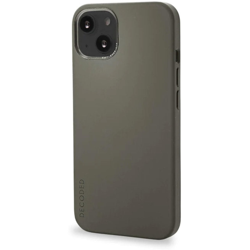 Decoded Silicone Backcover Apple iPhone 13 Olive Green