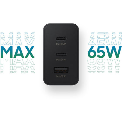 Samsung Travel Adapter 65W Trio Black w/o cable