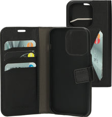 Mobiparts Classic Wallet Case Apple iPhone 15 Pro Black