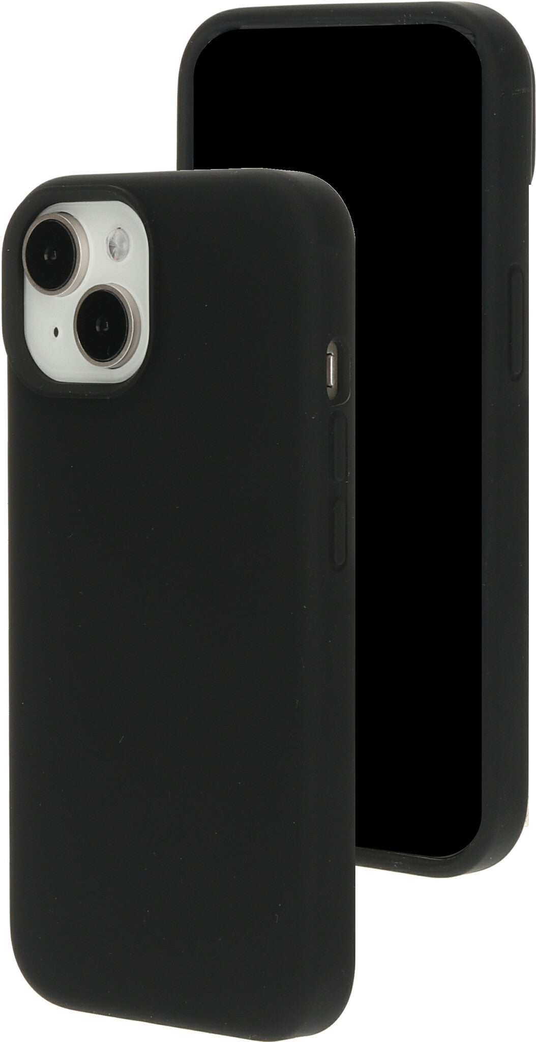 Mobiparts Silicone  Cover Apple iPhone 15 Black (Magsafe Compatible)