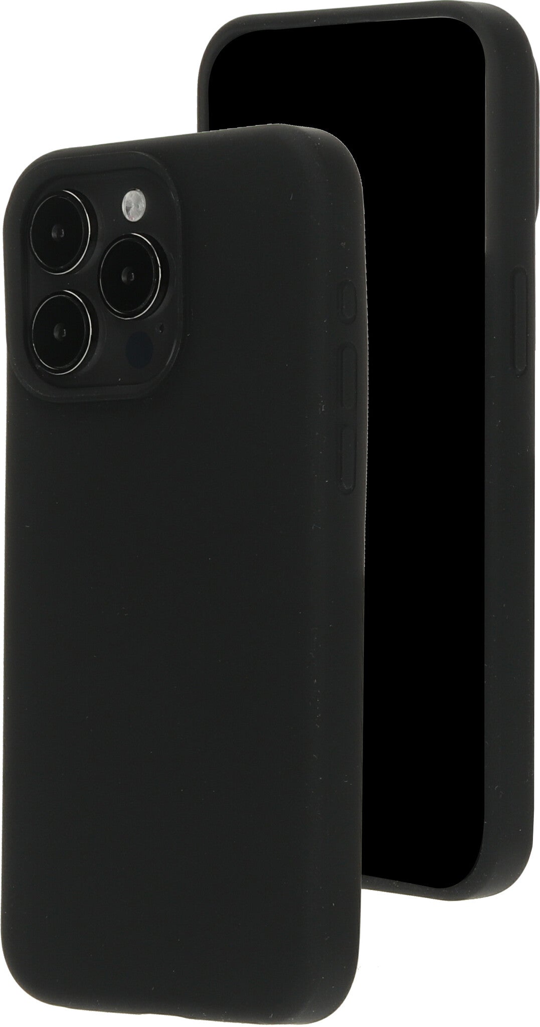 Mobiparts Silicone  Cover Apple iPhone 15 Pro Max Black (Magsafe Compatible)