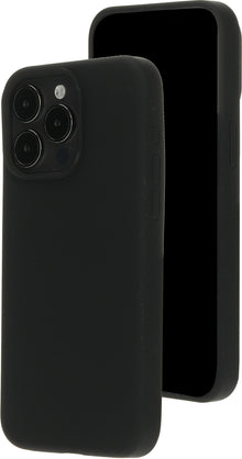 Mobiparts Silicone  Cover Apple iPhone 15 Pro Max Black (Magsafe Compatible)