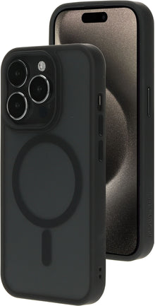 Mobiparts Hardcover Apple iPhone 15 Pro Satin Black (Magsafe Compatible)