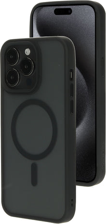 Mobiparts Hardcover Apple iPhone 15 Pro Max Satin Black (Magsafe Compatible)
