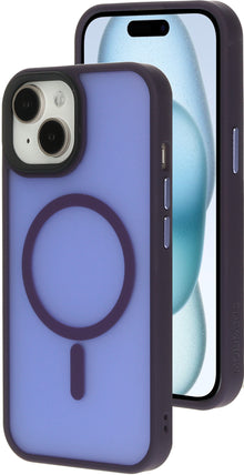 Mobiparts Hardcover Apple iPhone 15 Satin Purple (Magsafe Compatible)