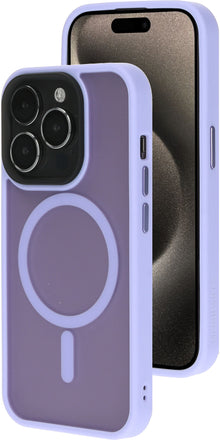 Mobiparts Hardcover Apple iPhone 15 Pro Satin Lila (Magsafe Compatible)